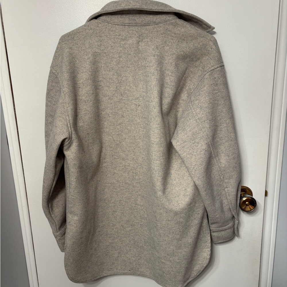 H&M Light Gray Utility Jacket - Picture 2 of 4